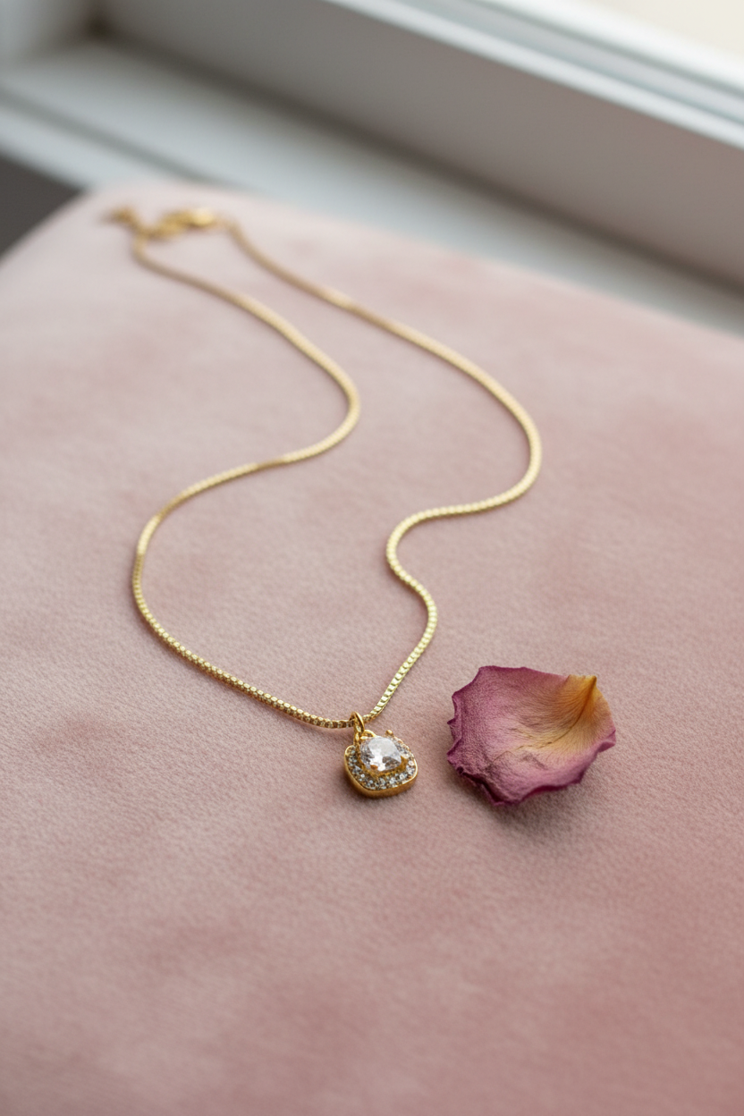 Halo Pendant - Blush