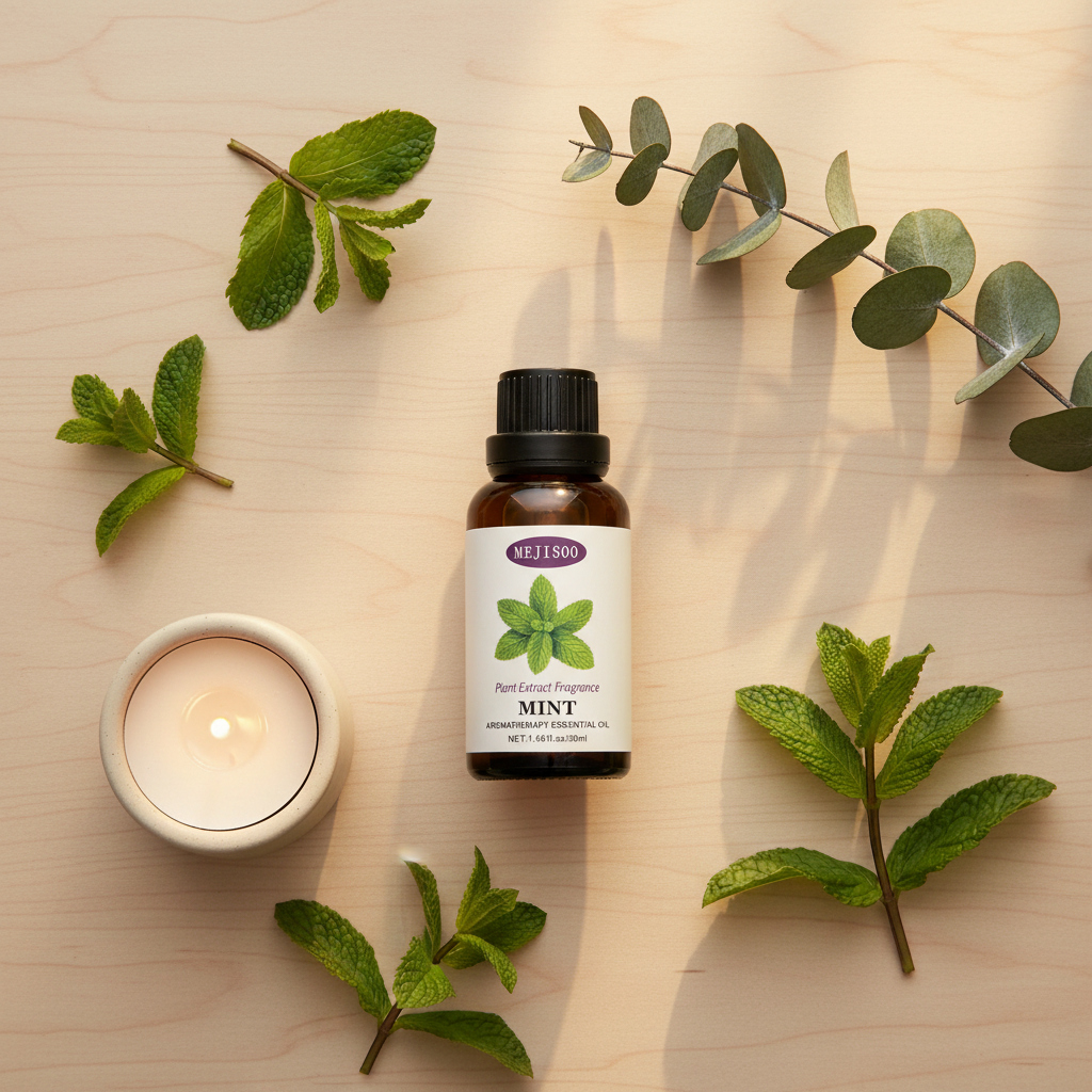 Mint essential oil lifestyle