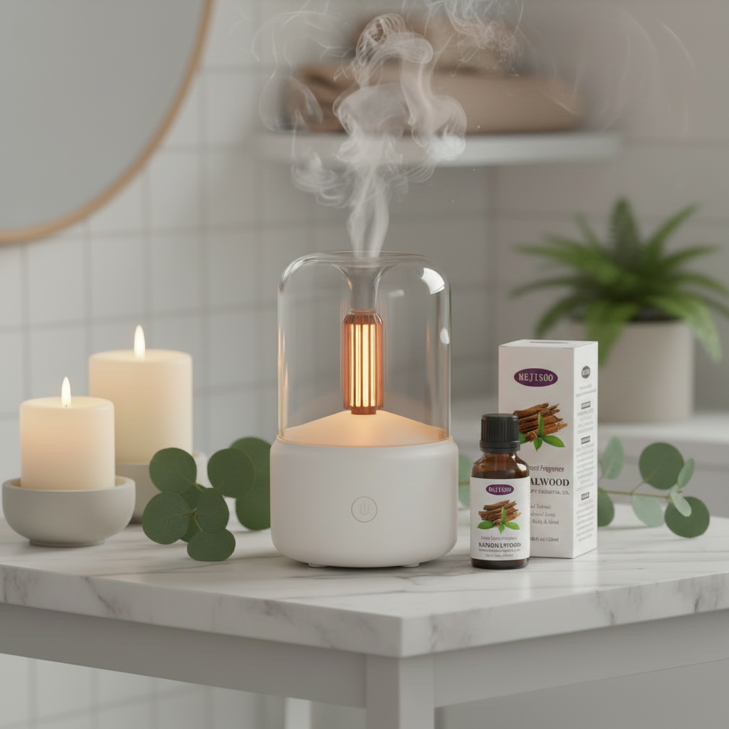 White Diffuser with Oil